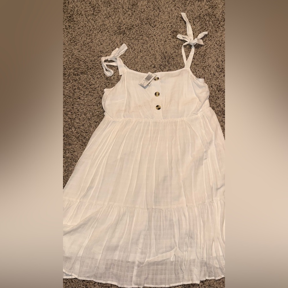 Torrid Ivory Button-Front Dress